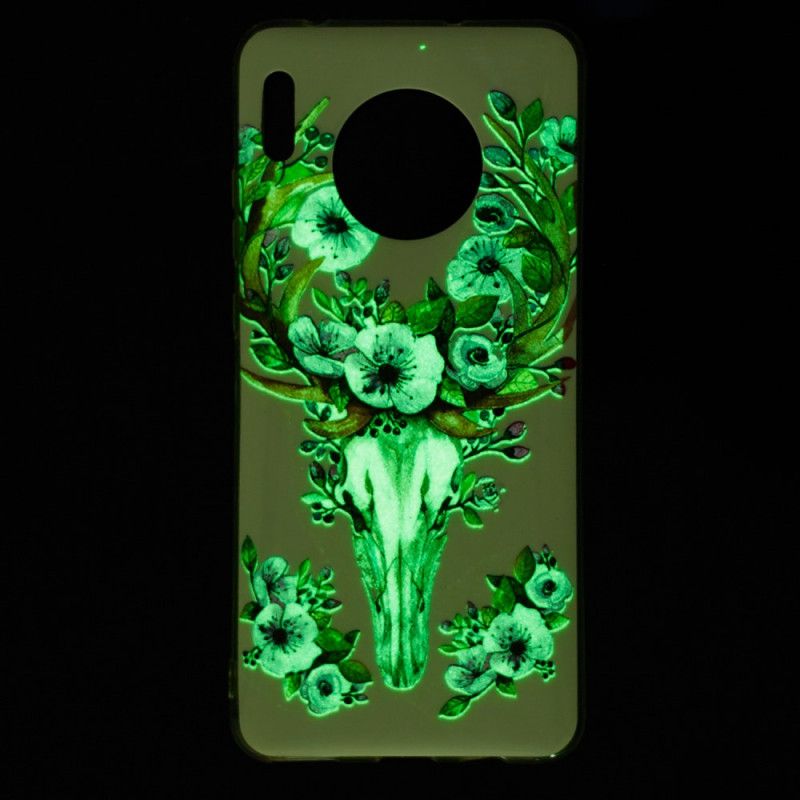 Futerały Huawei Mate 30 Etui na Telefon Fluorescencyjny Łoś Kwitnący