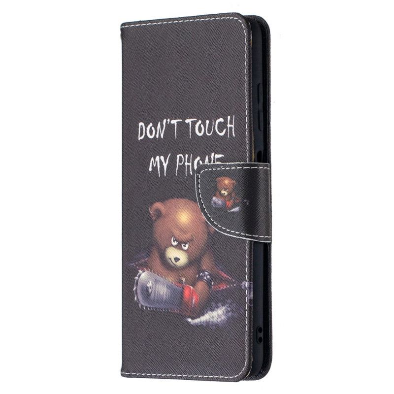 Etui Folio Xiaomi Poco X3 Niebezpieczny Niedźwiedź Etui Ochronne