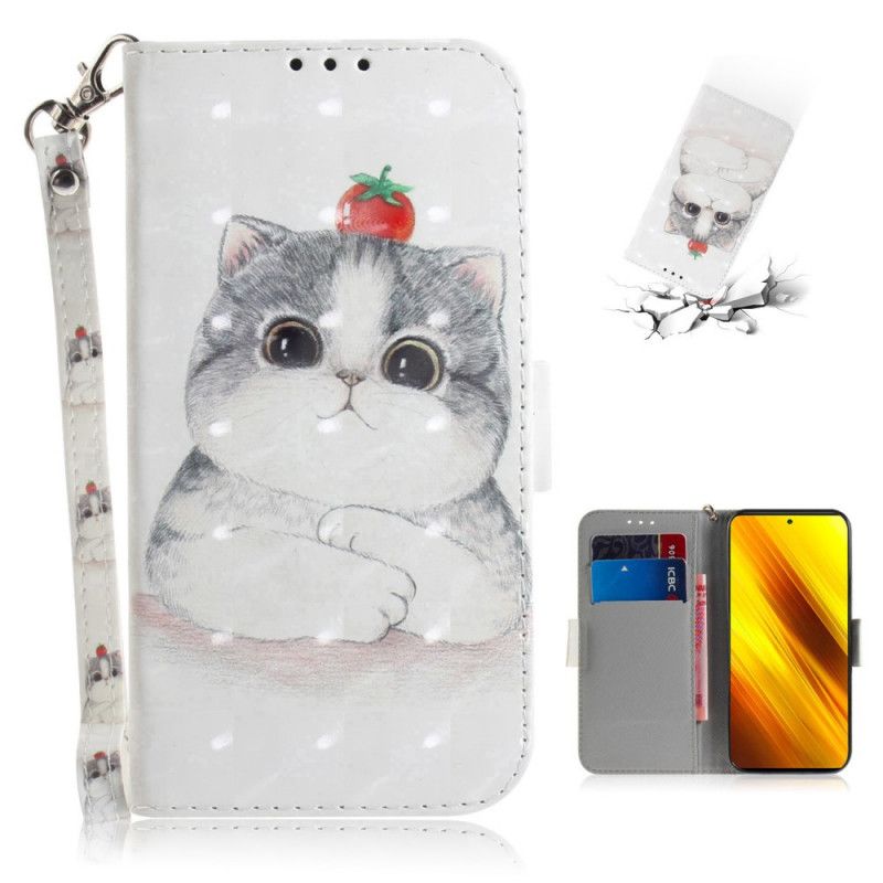 Etui Folio Xiaomi Poco X3 Pomidor Na Stringach Kat Etui Ochronne