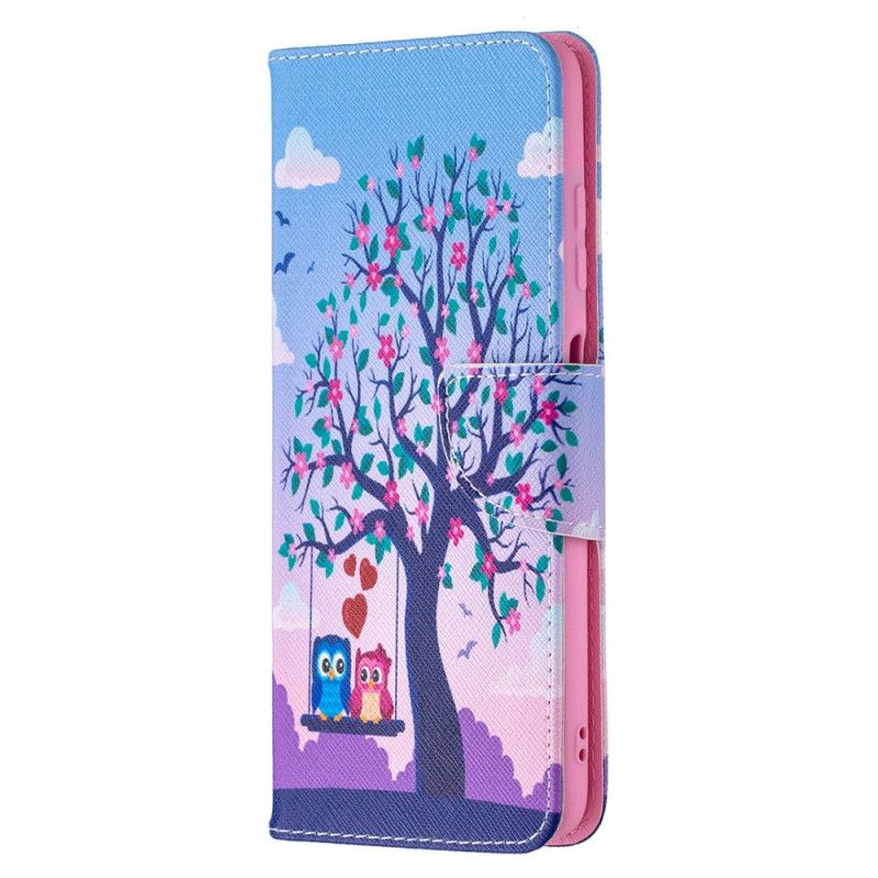 Etui Folio Xiaomi Poco X3 Sowy Na Huśtawce Etui Ochronne