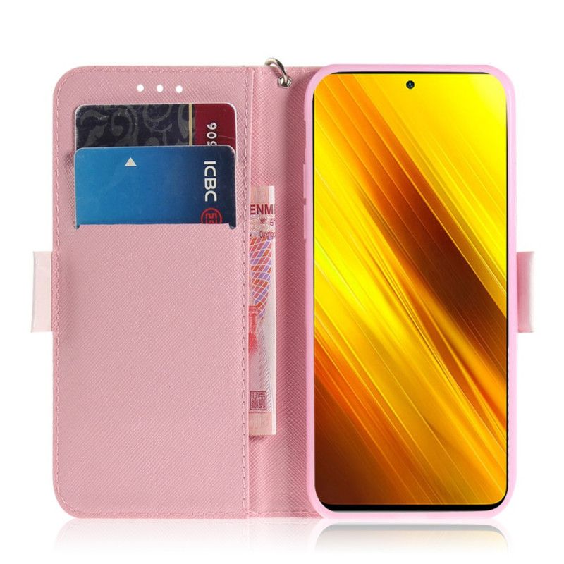 Etui Folio Xiaomi Poco X3 Stringi Koci Przyjaciele Etui Ochronne