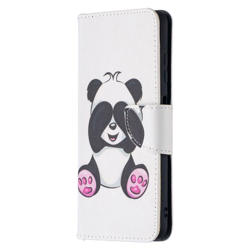 Etui Folio Xiaomi Poco X3 Zabawna Panda Etui Ochronne