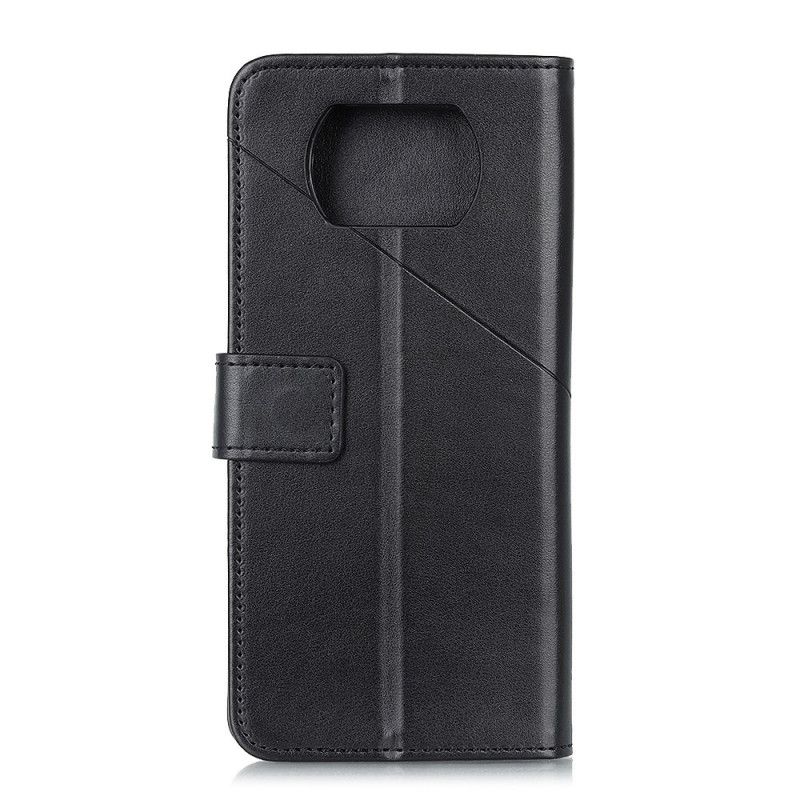 Etui Folio Xiaomi Poco X3 Zielony Czarny Nit X Wzór Etui Ochronne