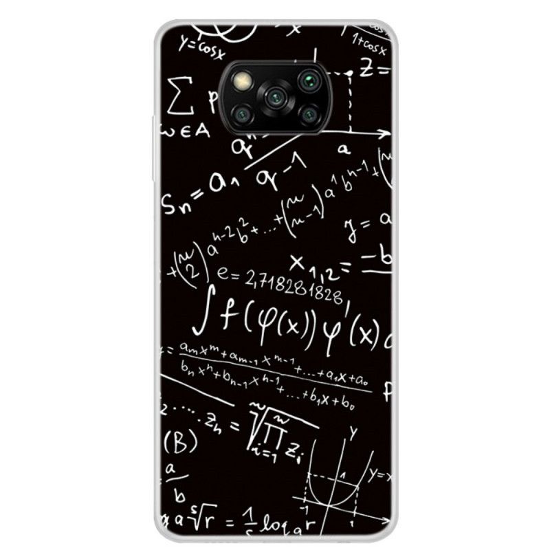 Futerały Xiaomi Poco X3 Etui na Telefon Matematyka