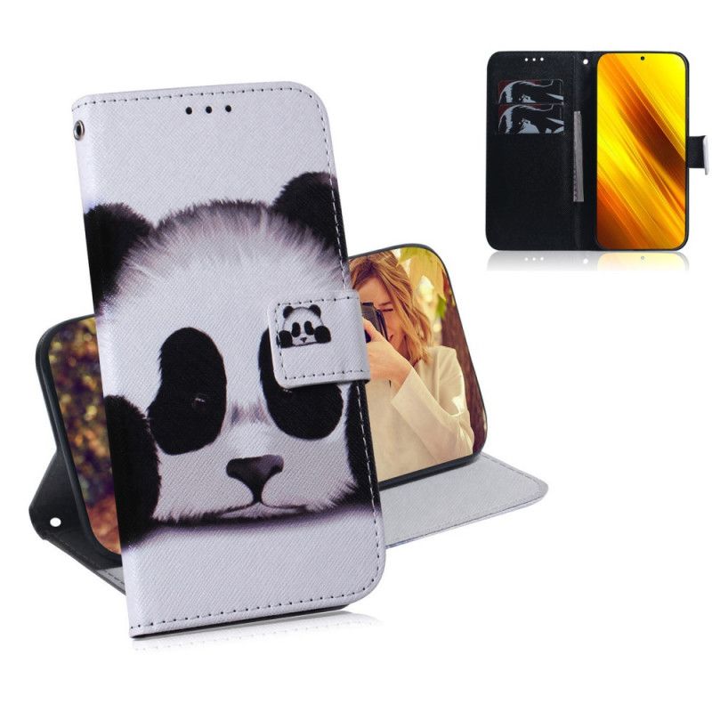 Obudowa Xiaomi Poco X3 Etui na Telefon Twarz Pandy