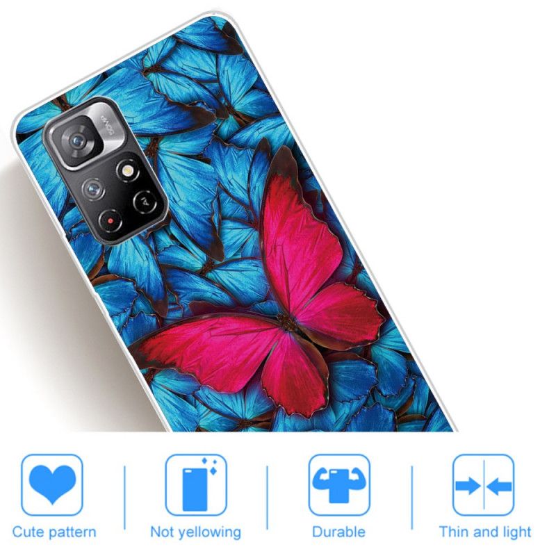 Etui Do Xiaomi Redmi Note 11 / Poco M4 Pro 5g Dzikie Motyle