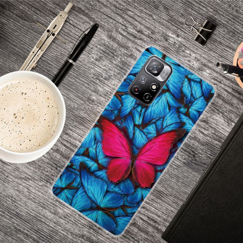 Etui Do Xiaomi Redmi Note 11 / Poco M4 Pro 5g Dzikie Motyle