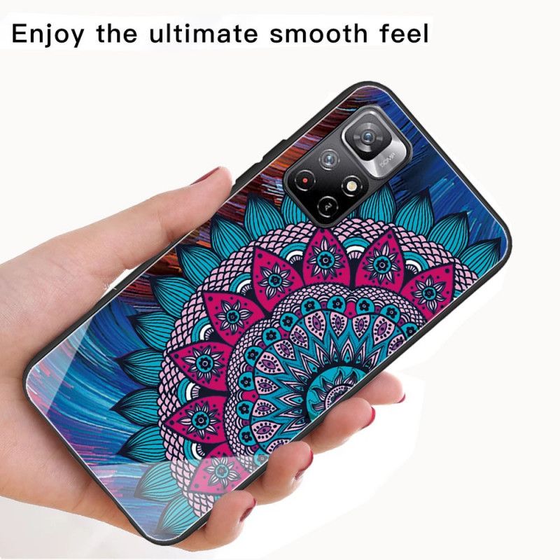 Etui Do Xiaomi Redmi Note 11 / Poco M4 Pro 5g Mandala Ze Szkła Hartowanego