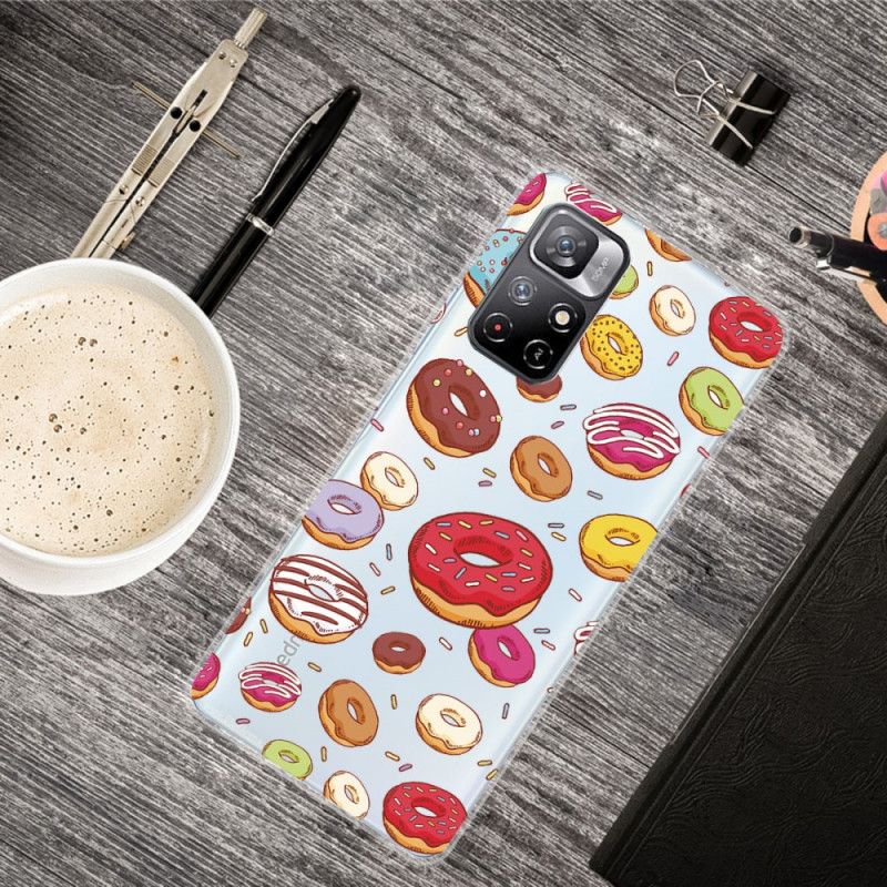 Etui Do Xiaomi Redmi Note 11 / Poco M4 Pro 5g Miłość Pączki