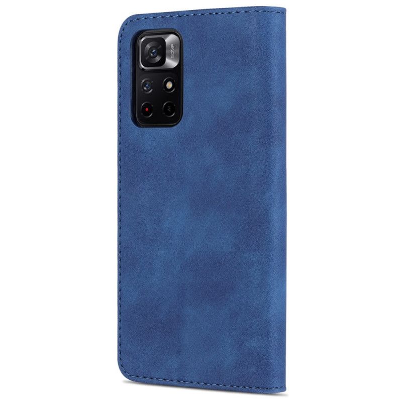 Etui Folio Do Xiaomi Redmi Note 11 / Poco M4 Pro 5g Azns Sztuczna Skóra