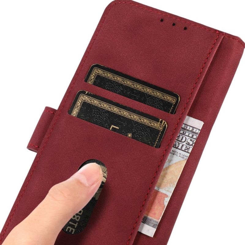 Etui Folio Do Xiaomi Redmi Note 11 / Poco M4 Pro 5g Efekt Skóry Moda Khazneh