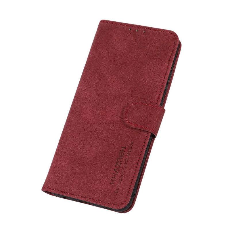 Etui Folio Do Xiaomi Redmi Note 11 / Poco M4 Pro 5g Efekt Skóry Moda Khazneh