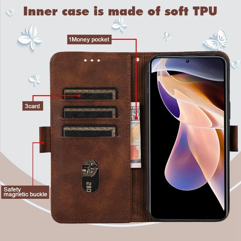 Etui Folio Do Xiaomi Redmi Note 11 / Poco M4 Pro 5g Kot I Motyle