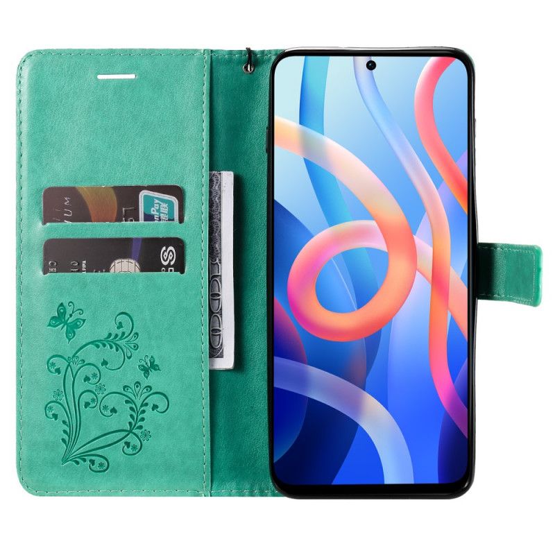 Etui Folio Do Xiaomi Redmi Note 11 / Poco M4 Pro 5g Olbrzymie Stringi Motyle