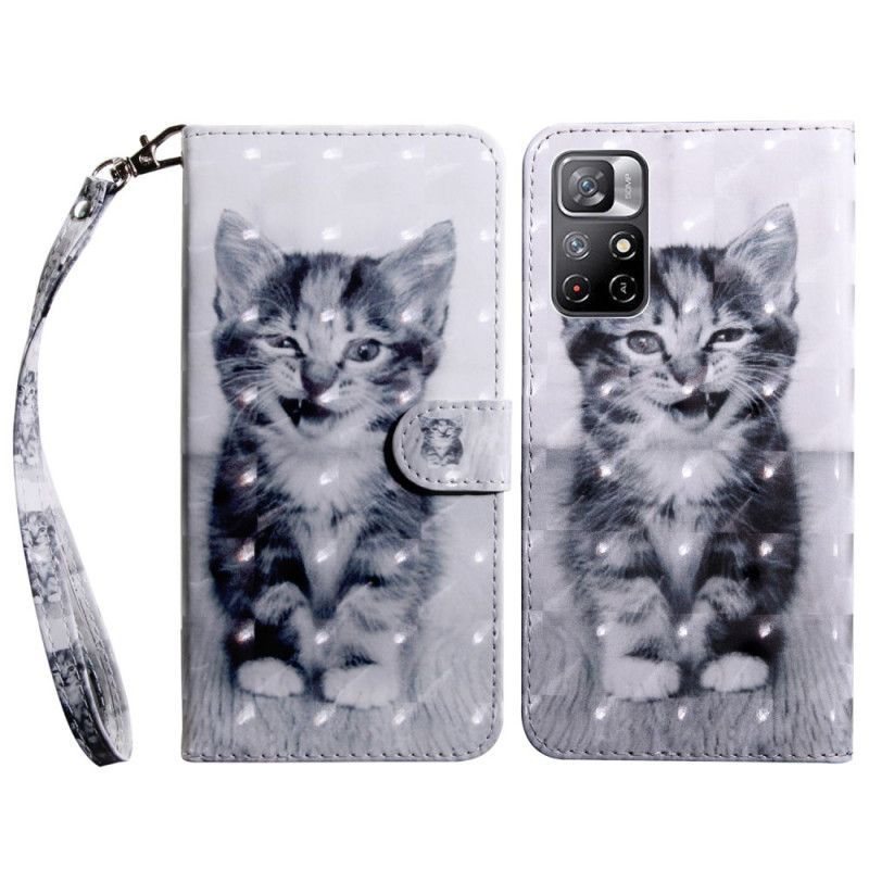 Etui Folio Xiaomi Redmi Note 11 / Poco M4 Pro 5g Ignace Le Chaton