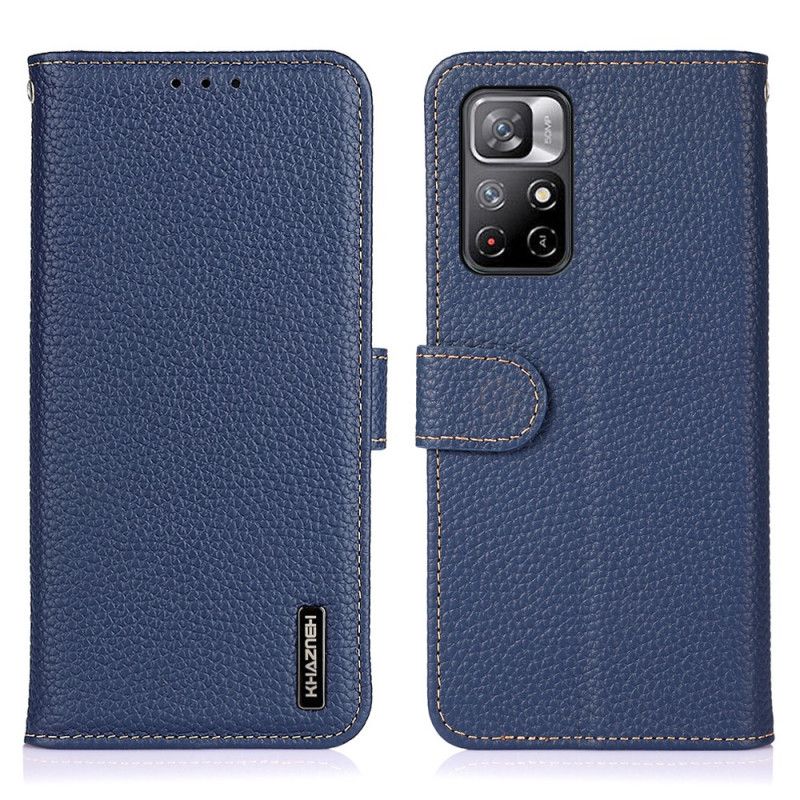 Etui Folio Xiaomi Redmi Note 11 / Poco M4 Pro 5g Khazneh Lychee Leather Etui Ochronne