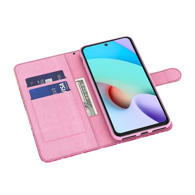 Etui Folio Xiaomi Redmi Note 11 / Poco M4 Pro 5g Niebieskie Motyle Etui Ochronne