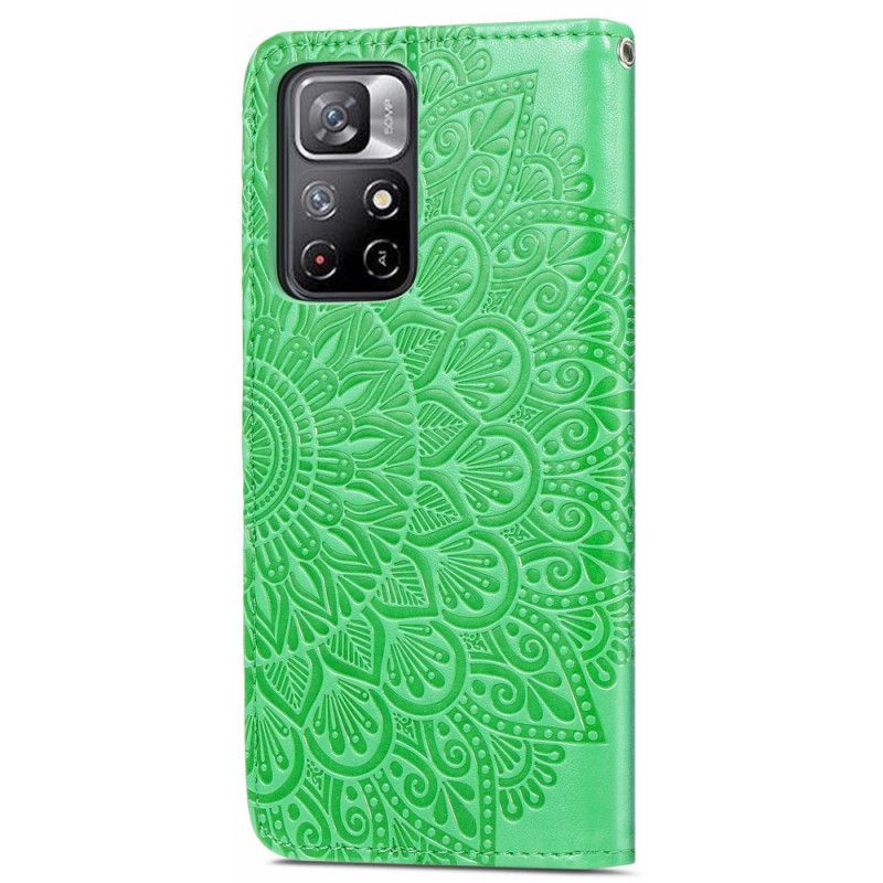 Etui Folio Xiaomi Redmi Note 11 / Poco M4 Pro 5g Plemienne Liście