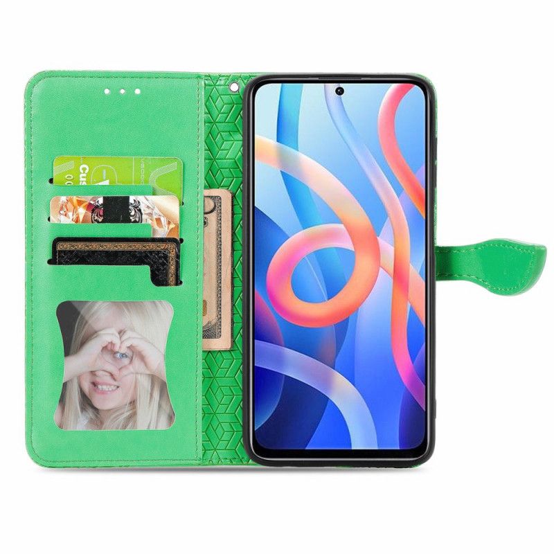 Etui Folio Xiaomi Redmi Note 11 / Poco M4 Pro 5g Plemienne Liście