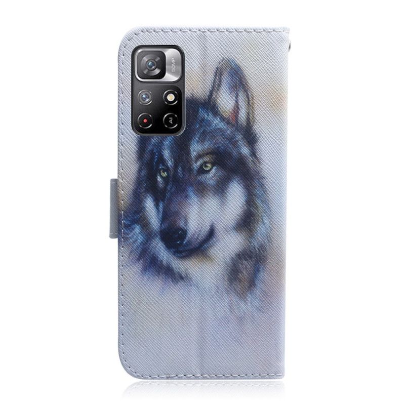 Etui Folio Xiaomi Redmi Note 11 / Poco M4 Pro 5g Psi Wygląd Etui Ochronne