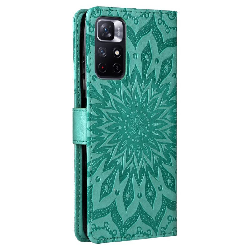 Etui Folio Xiaomi Redmi Note 11 / Poco M4 Pro 5g Słoneczny Kwiat Etui Ochronne