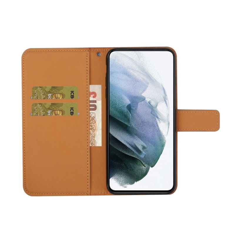 Etui Folio Xiaomi Redmi Note 11 / Poco M4 Pro 5g Wzór Gobelinu Etui Ochronne