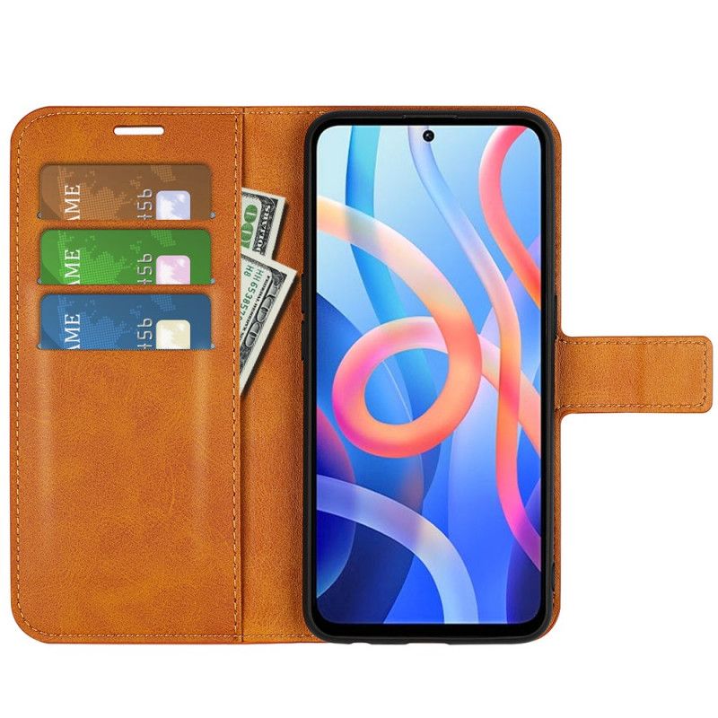 Etui Folio Xiaomi Redmi Note 11 / Poco M4 Pro 5g Wzór Ze Sztucznej Skóry Plus