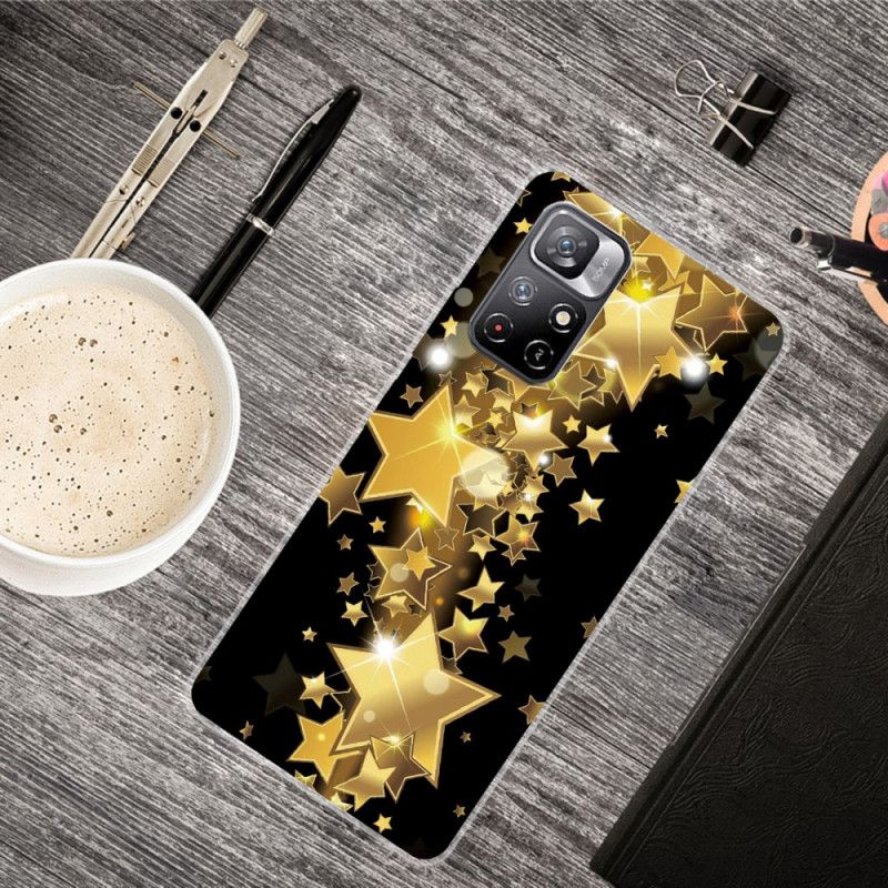 Etui Xiaomi Redmi Note 11 / Poco M4 Pro 5g Gwiazdy