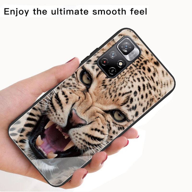 Etui Xiaomi Redmi Note 11 / Poco M4 Pro 5g Leopard Szkło Hartowane Etui Ochronne