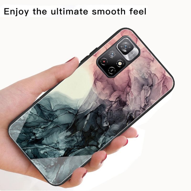 Etui Xiaomi Redmi Note 11 / Poco M4 Pro 5g Marmurowe Szkło Hartowane