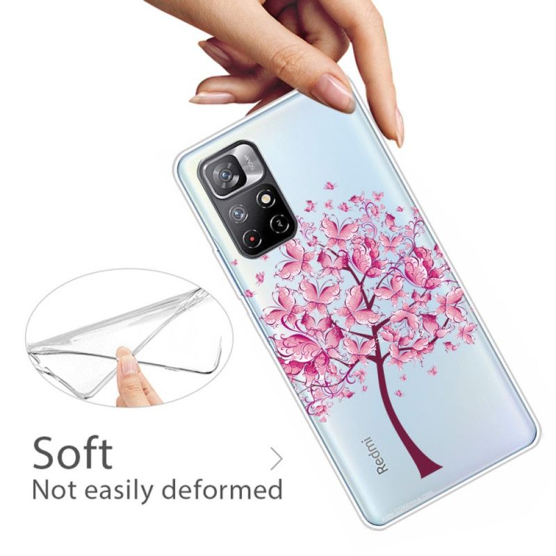 Etui Xiaomi Redmi Note 11 / Poco M4 Pro 5g Motyl Drzewo