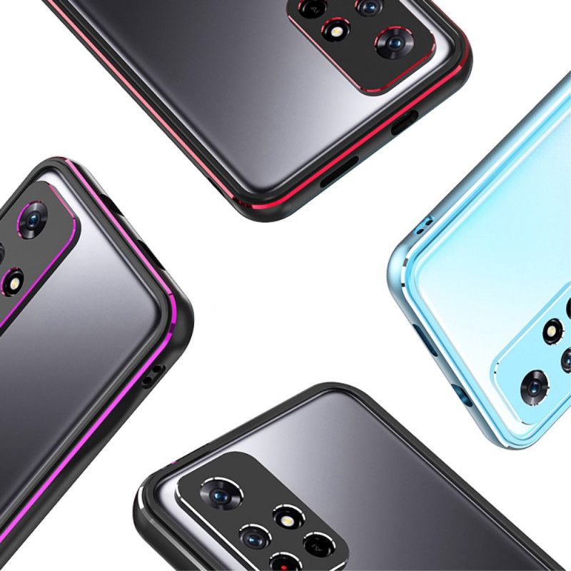 Etui Xiaomi Redmi Note 11 / Poco M4 Pro 5g Rama Zderzaka I Ochrona Tylnego Modułu Fotograficznego