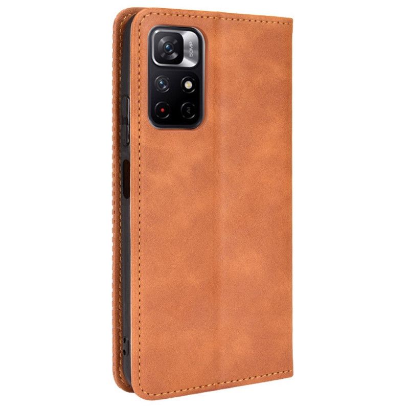 Flip Kotelot Xiaomi Redmi Note 11 / Poco M4 Pro 5g Etui Na Telefon Stylizowany Efekt Skóry W Stylu Vintage