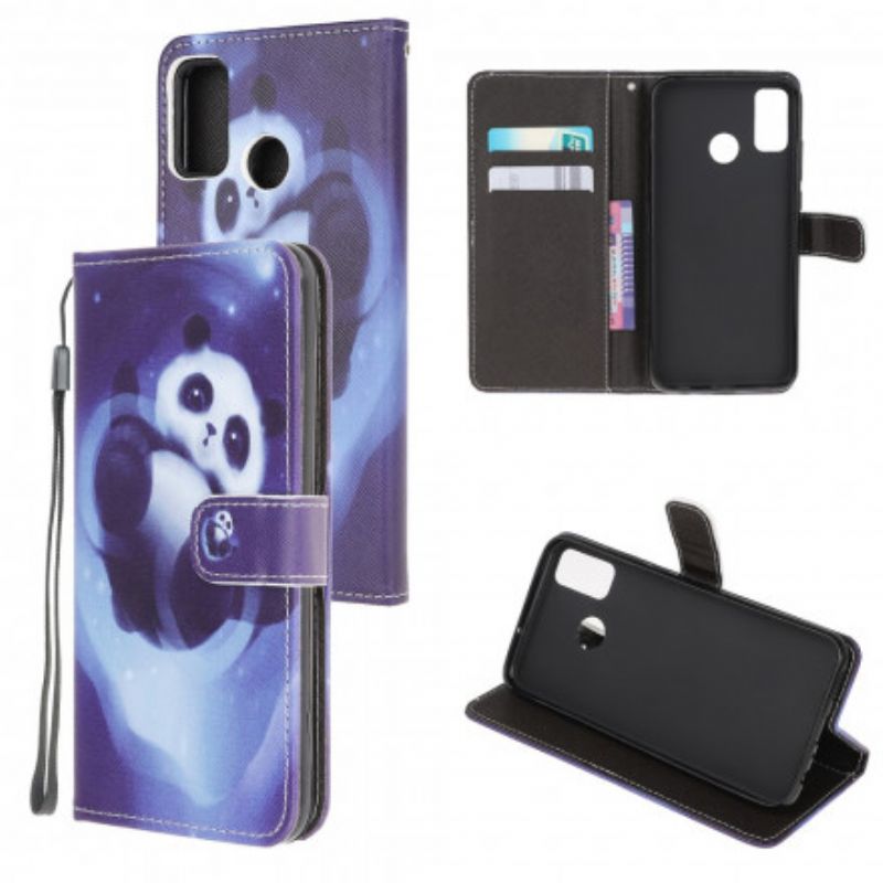 Etui Folio Do Moto G50 Panda Space Strappy