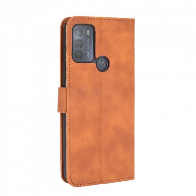 Etui Folio Moto G50 Dotyk Skóry