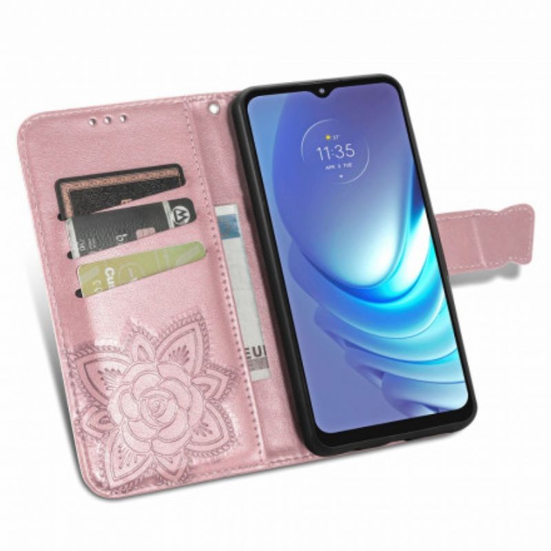 Etui Folio Moto G50 Połowa Motyla