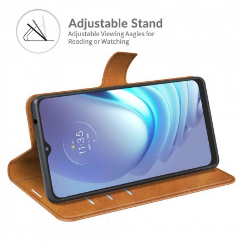 Etui Folio Moto G50 Styl Skórzany Design