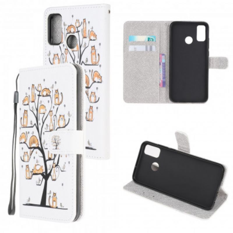 Pokrowce Moto G50 Funky Cats Strappy