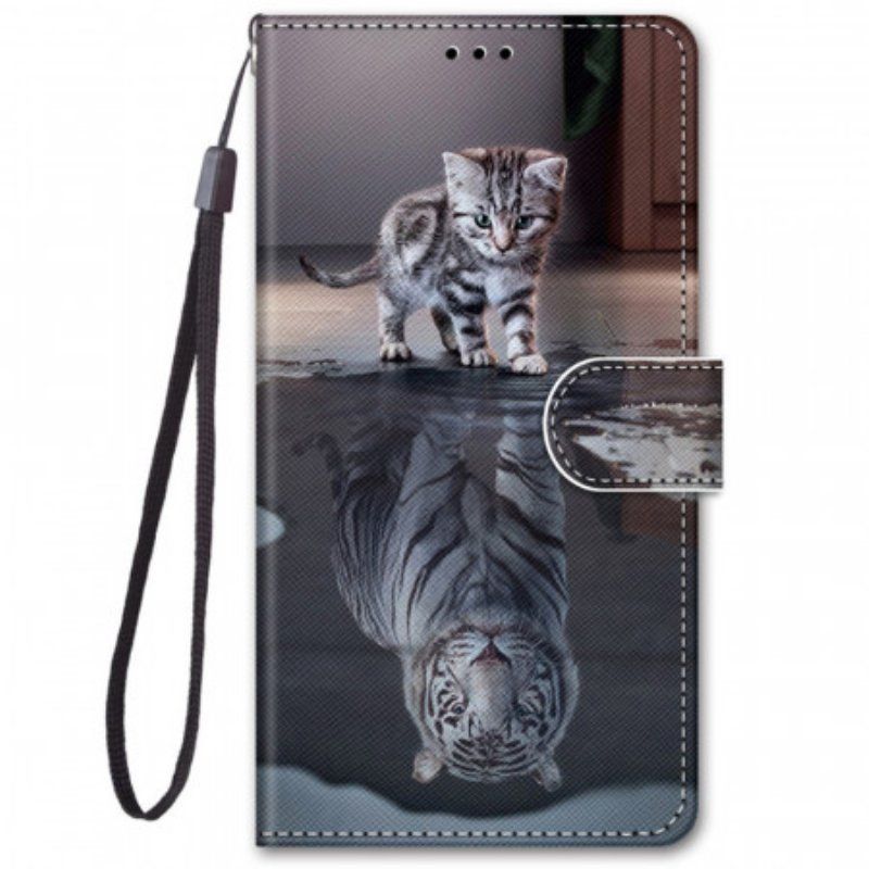 Etui Folio do Samsung Galaxy M52 5G Kocie Marzenie