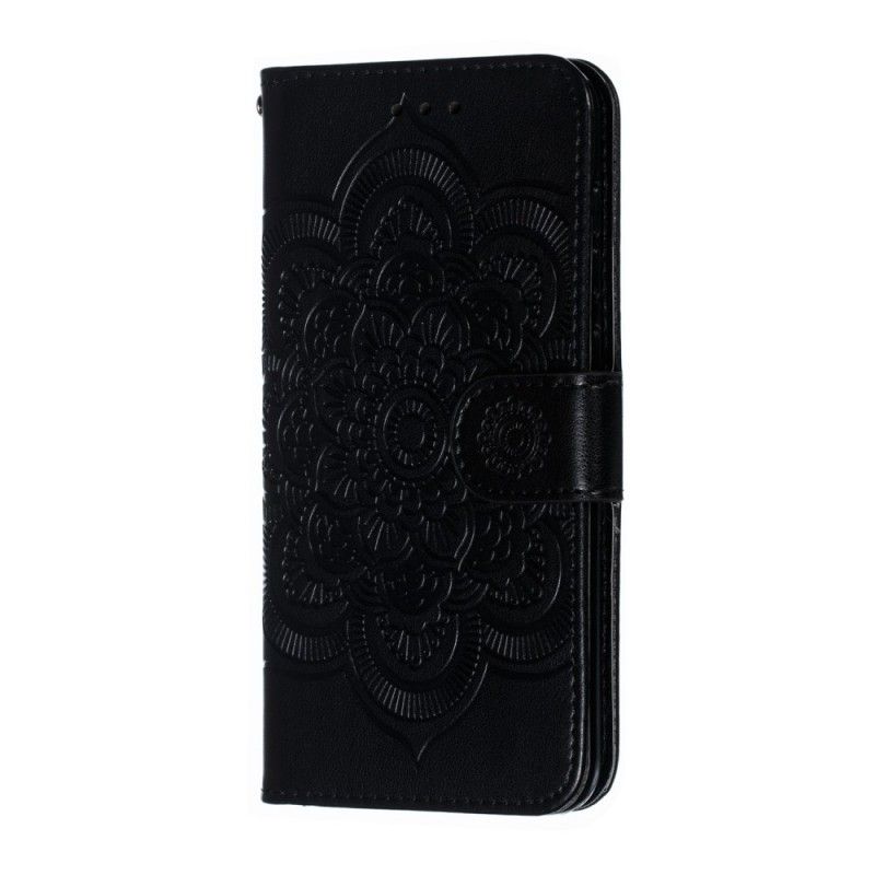 Etui Folio Xiaomi Mi 9 SE Szary Czarny Cała Mandala