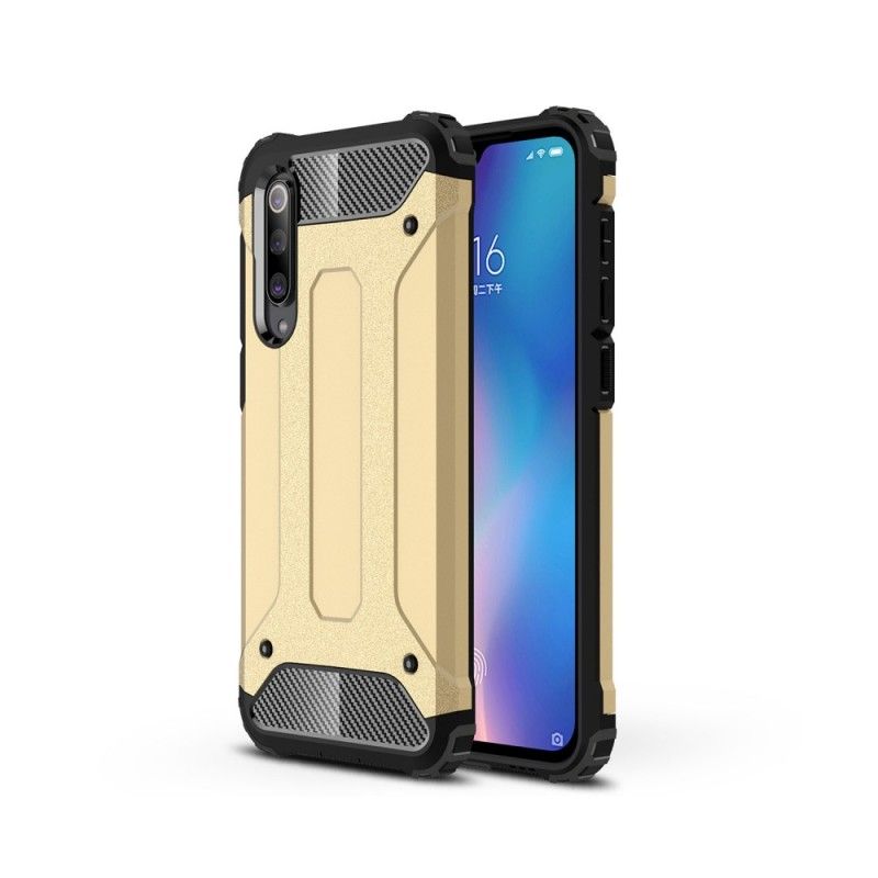 Etui Xiaomi Mi 9 SE Czerwony Czarny Ocalały