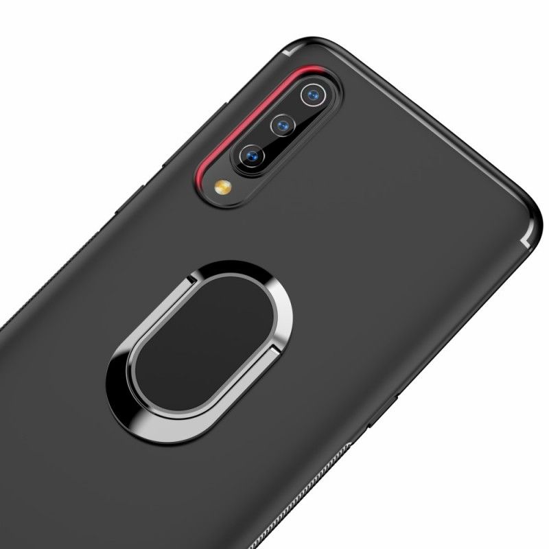 Etui Xiaomi Mi 9 SE Czerwony Czarny Pierścień Magnetyczny Premium