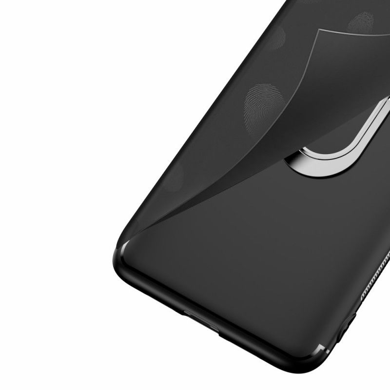 Etui Xiaomi Mi 9 SE Czerwony Czarny Pierścień Magnetyczny Premium