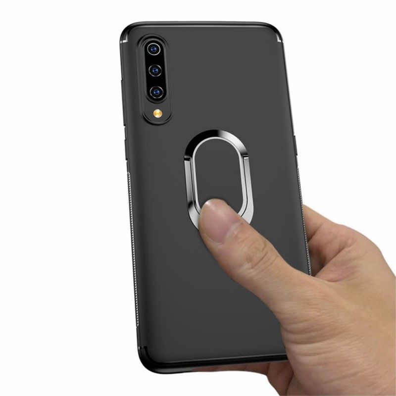 Etui Xiaomi Mi 9 SE Czerwony Czarny Pierścień Magnetyczny Premium