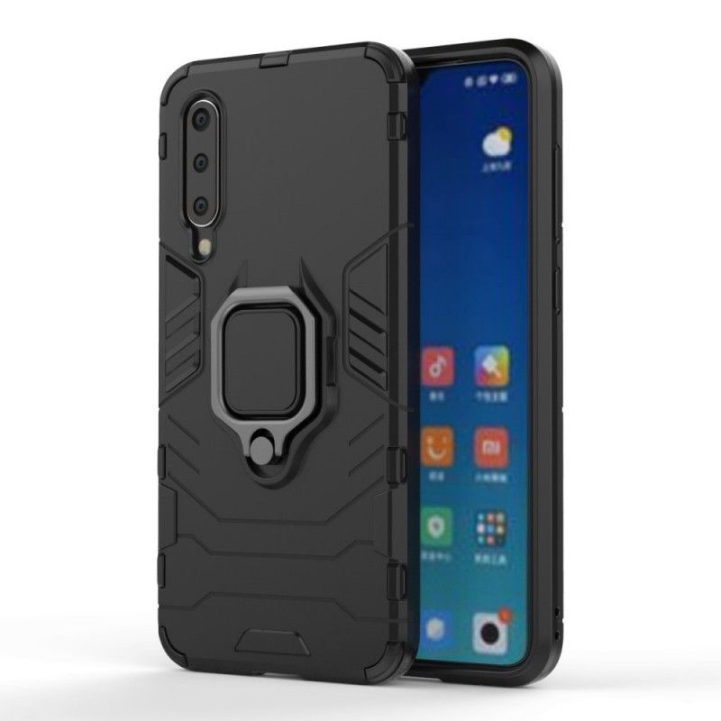 Etui Xiaomi Mi 9 SE Czerwony Czarny Pierścień Oporowy