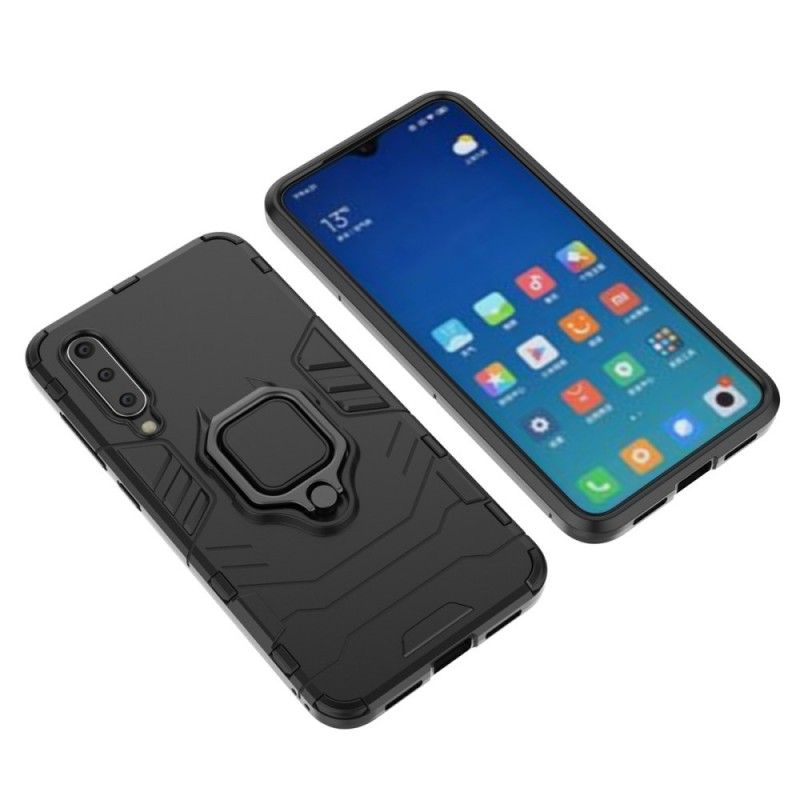 Etui Xiaomi Mi 9 SE Czerwony Czarny Pierścień Oporowy