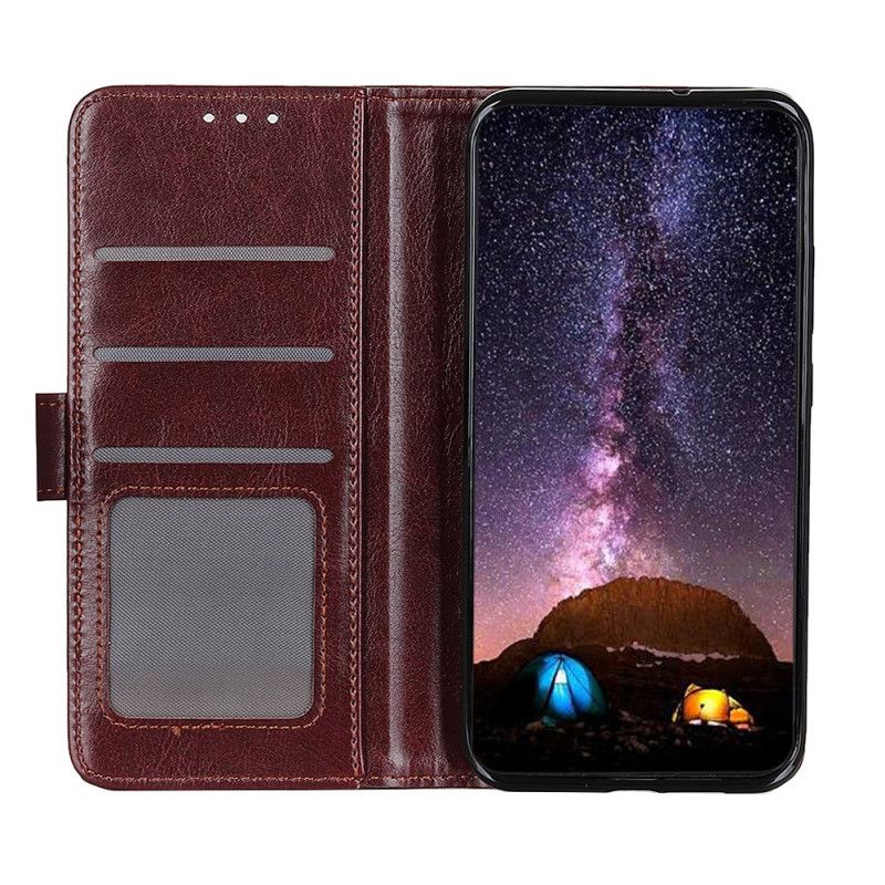 Etui Folio Samsung Galaxy A32 5G Czerwony Czarny Zamrożona Finezja