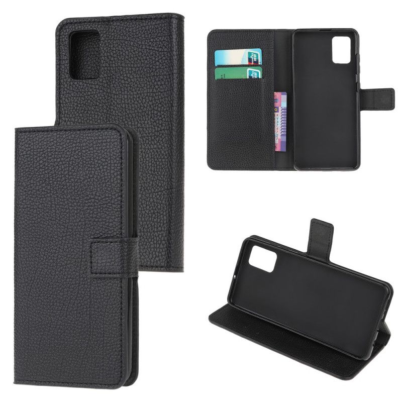 Etui Folio Samsung Galaxy A32 5G Efekt Skóry Licowej Liczi Etui Ochronne