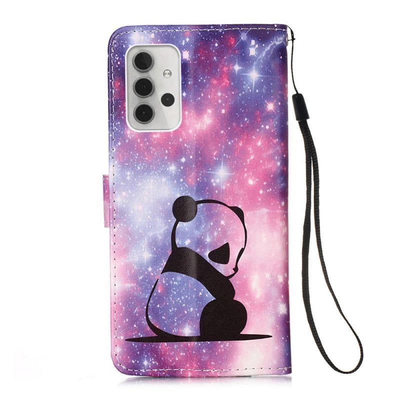 Etui Folio Samsung Galaxy A32 5G Galaktyczna Panda