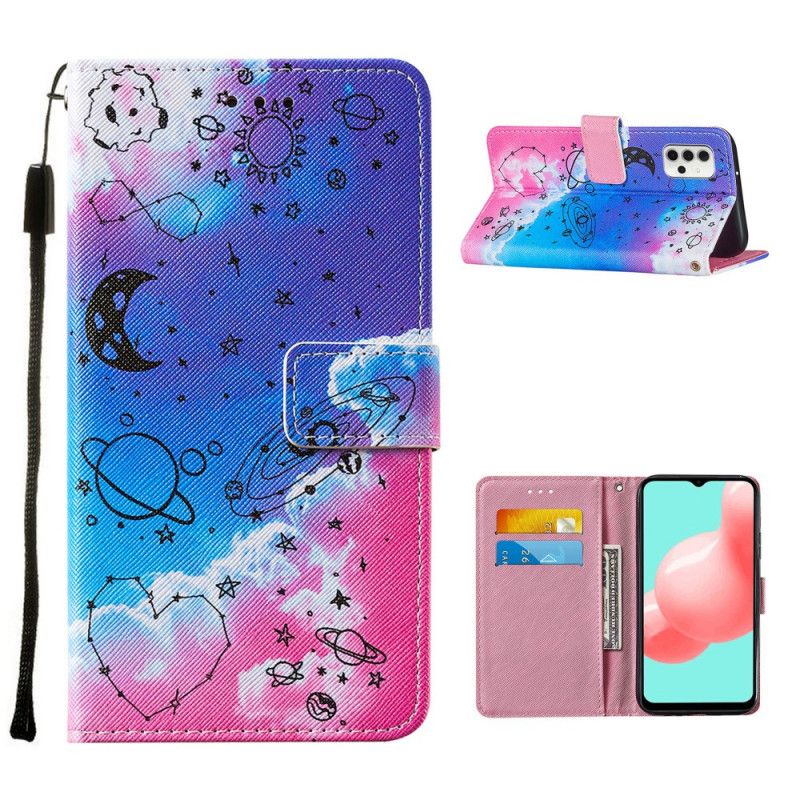 Etui Folio Samsung Galaxy A32 5G Galaktyka W Chmurach